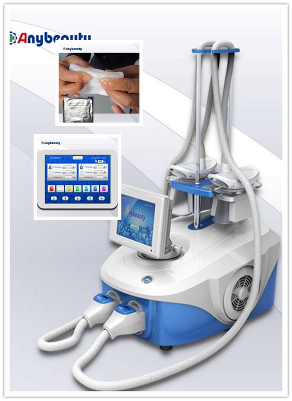 2 Handles Cryolipolysis Body Slimming Machine With 10'' Color Touch Screen