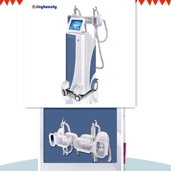 Medical Ce Approval Cryolipolysis Slimming Machine With 4 Cryo Handles Work Together