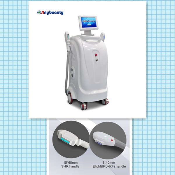 Ipl & Rf Shr Hair Removal Machine Vertical Type With Two Handles Sh-1