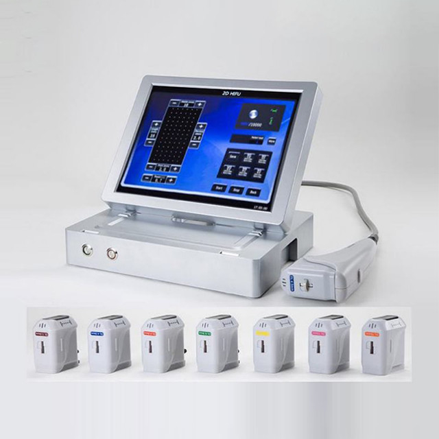 Safe Hifu Machine 8 Cartridges 20000 Shots Abs Material Easy Operation