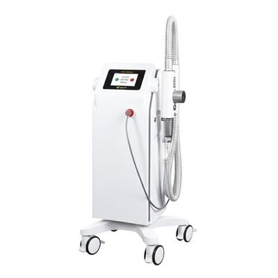 Qualidade  Portable Laser Beauty Machine with Air Cooling System and 2 Handles for Effective Skin Rejuvenation fábrica