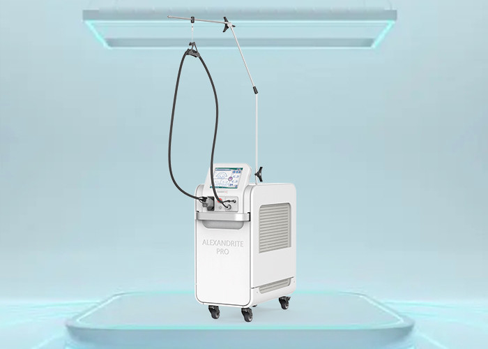 Hair Removal Machine Laser Alexandrite 755nm Wavelength With LCD Monitor
