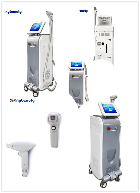 20 Million Shots 808nm Diode Laser Hair Removal Vertical Model For Clinic