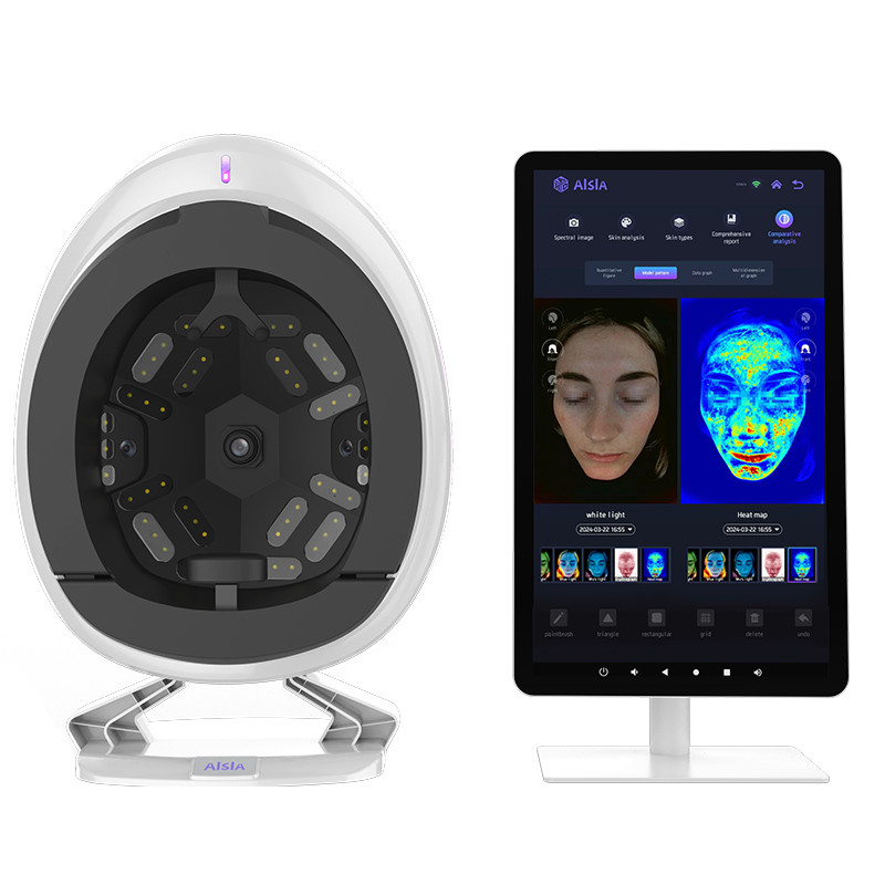 Face Skin Scanner AI Facial Skin Scanner Analyzer 50Hz-60Hz Skin Analysis Equipment For ...